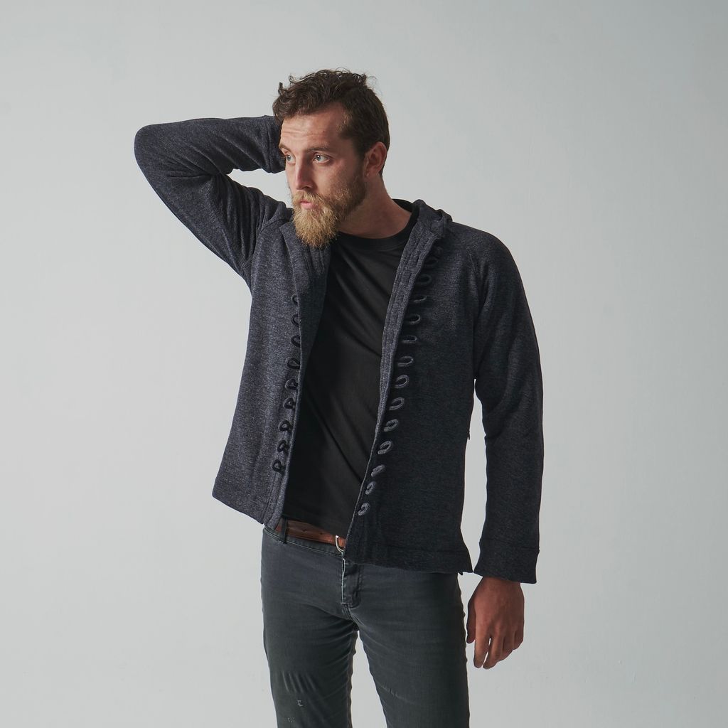 Hoodie Thorough Loops (Charcoal) – FBK Design Hoodie Thorough Loops (Charcoal) – FBK Design