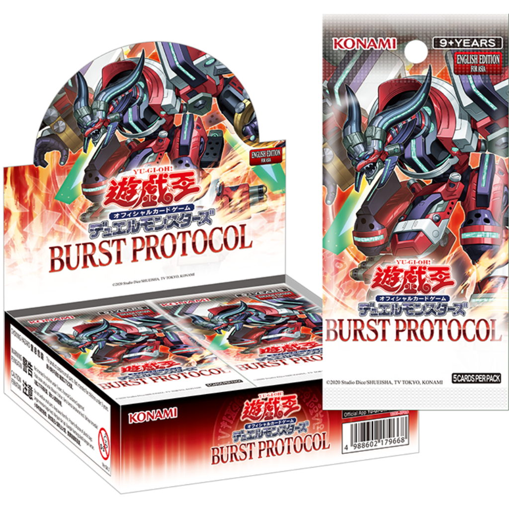 Yu Gi Oh! Official Card Game Duel Monsters English Edition Burst Protocol Booster Box
