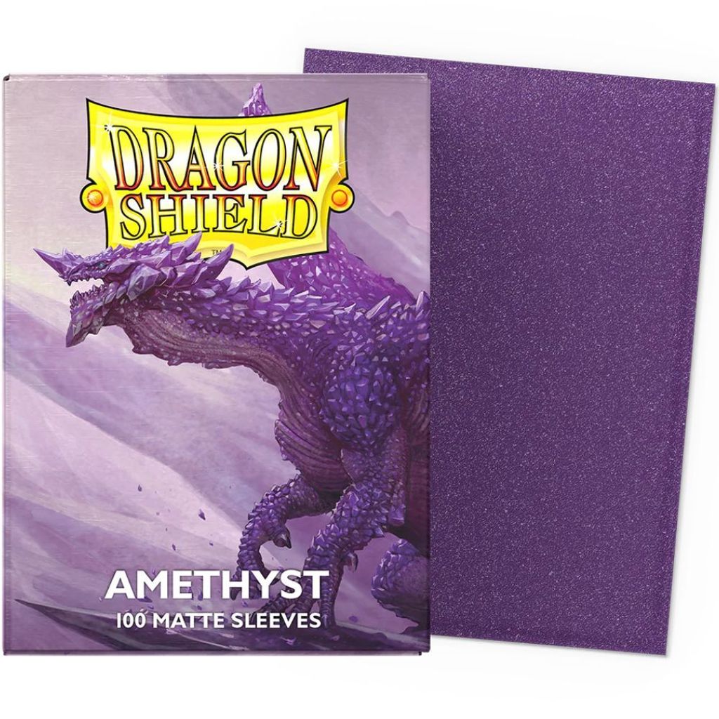 Dragon Shield Matte Sleeve Standard Size - Amethyst