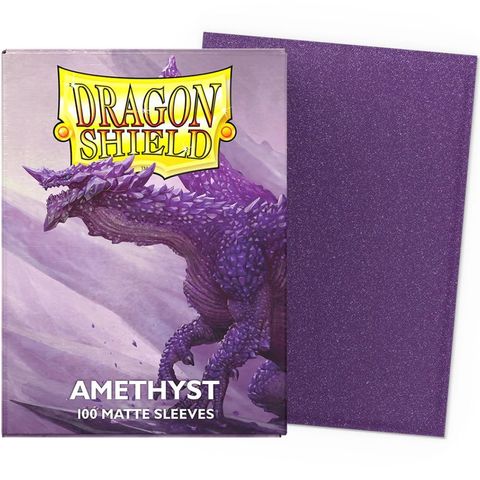 Dragon Shield Matte Sleeve Standard Size - Amethyst