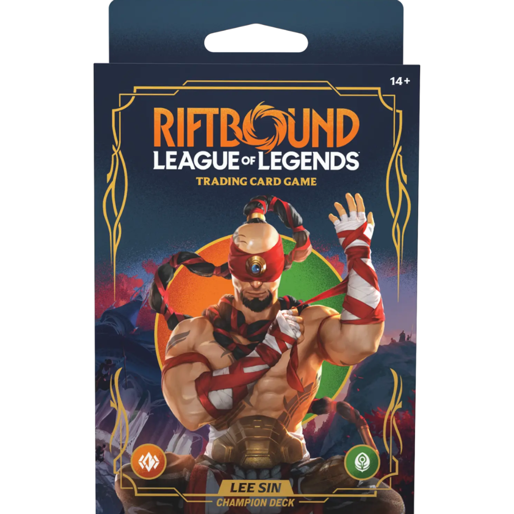Riftbound League of Legends TCG English RB-01 Origins Champion Deck - Lee Sin