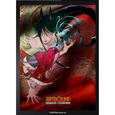 Riftbound League of Legends TCG English RB-01 Origins Card Sleeves - Ahri