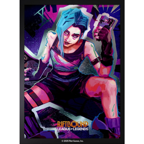 Riftbound League of Legends TCG English RB-01 Origins Card Sleeves - Jinx