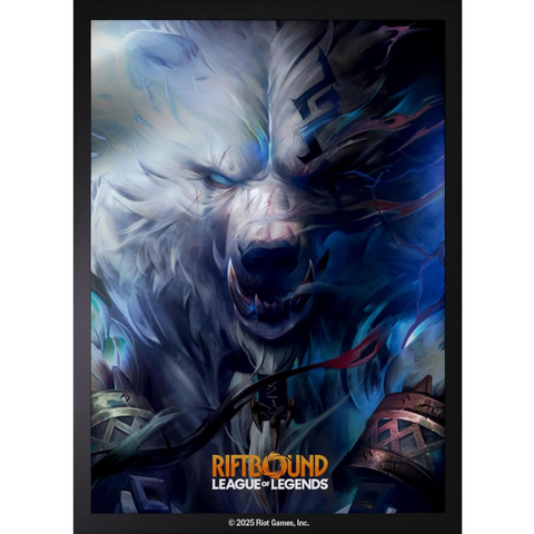 Riftbound League of Legends TCG English RB-01 Origins Card Sleeves - Volibear