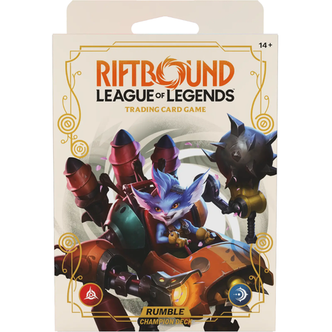 Riftbound League of Legends TCG English RB-02 Spiritforged Champion Deck - Rumble
