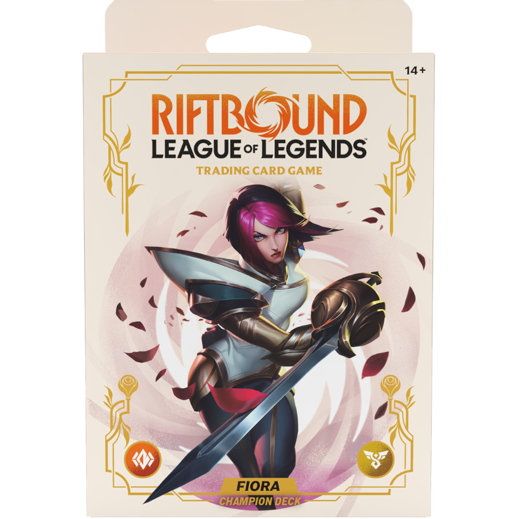 Riftbound League of Legends TCG English RB-02 Spiritforged Champion Deck - Fiora