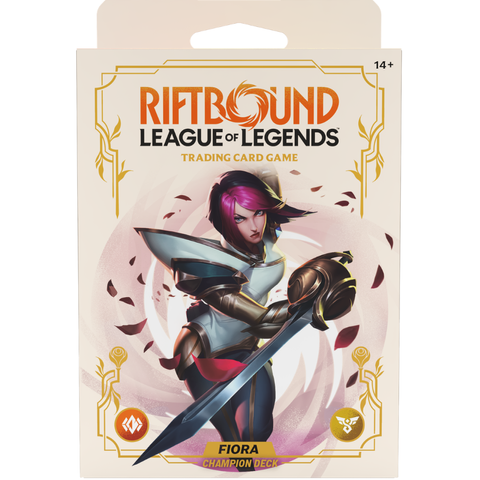 Riftbound League of Legends TCG English RB-02 Spiritforged Champion Deck - Fiora