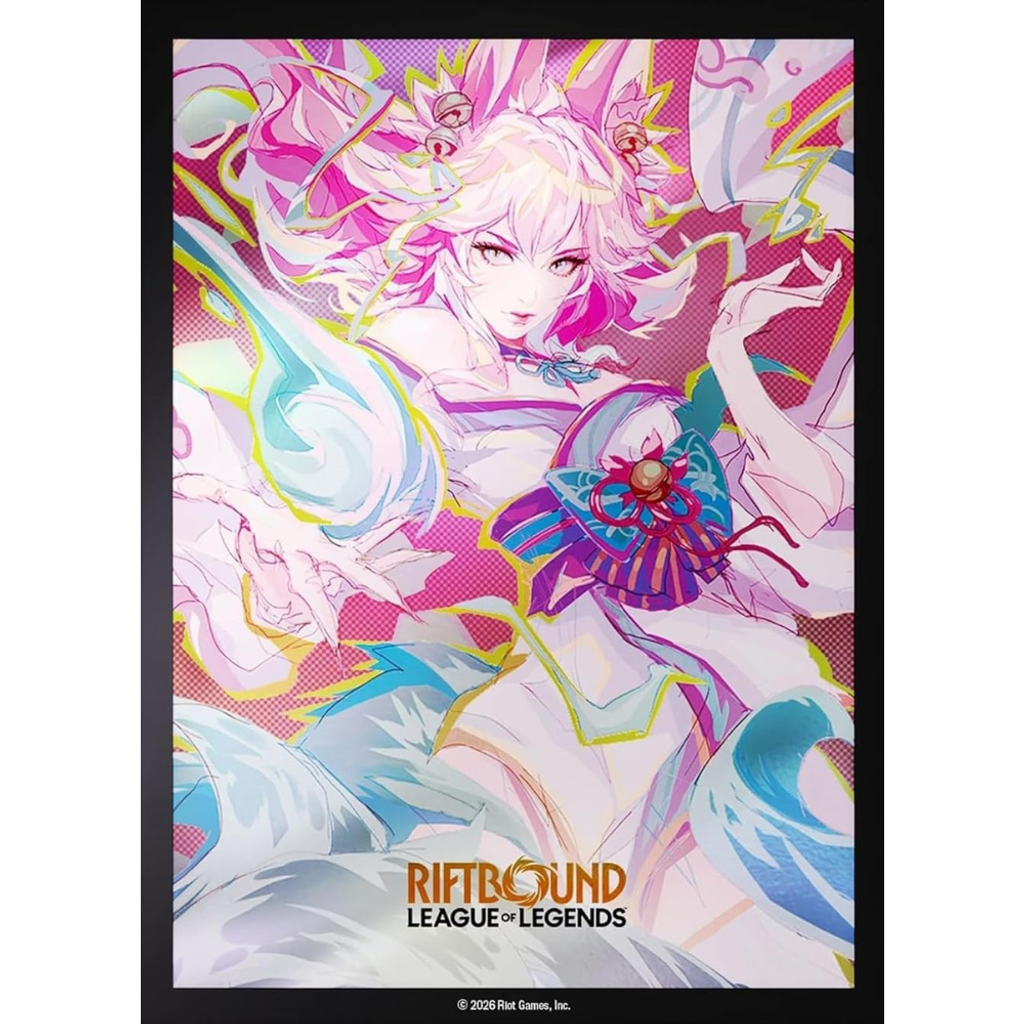 Riftbound League of Legends TCG English RB-02 Spiritforged Card Sleeves - Spirit Blossom Ahri