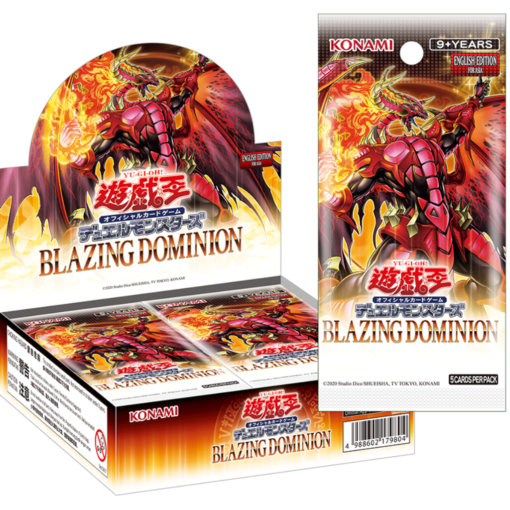 Yu Gi Oh! Official Card Game Duel Monsters English Edition Blazing Dominion Booster Box