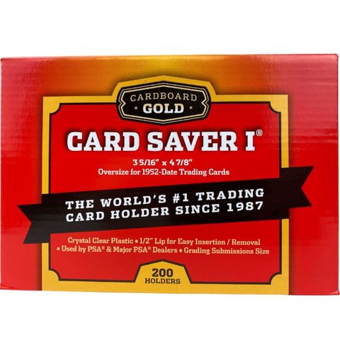 Cardboard Gold Card Saver 1