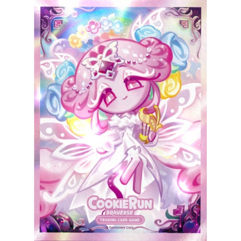 CookieRun Braverse Trading Card Game Official Card Sleeves Glow - Eternal Sugar Cookie
