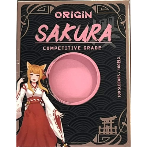 Mamoru Origin Sakura Matte Pastel Pink Standard Size 100pcs 66.5x92mm