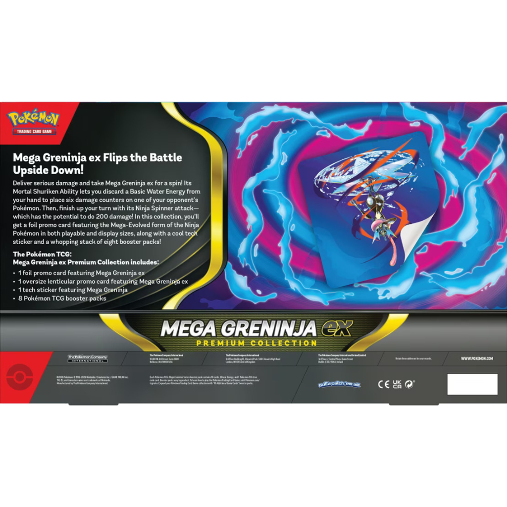 Pokemon TCG Mega Greninja ex Premium Collection Box 2