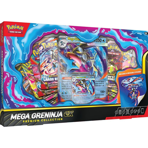 Pokemon TCG Mega Greninja ex Premium Collection Box