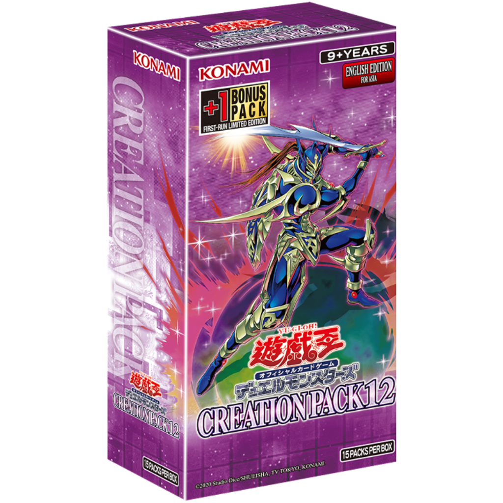 Yu Gi Oh! Official Card Game Duel Monsters English Edition Creation Pack 12 Booster Box