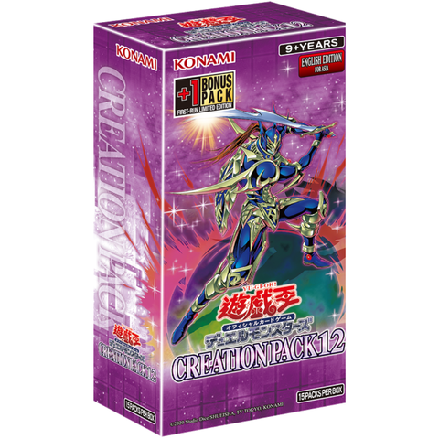 Yu Gi Oh! Official Card Game Duel Monsters English Edition Creation Pack 12 Booster Box