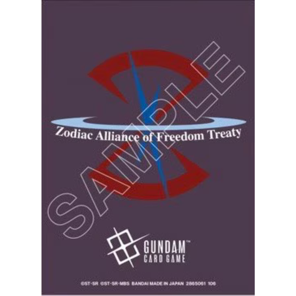 Gundam Card Game EVX06 Official Matte Sleeves EX - ZAFT