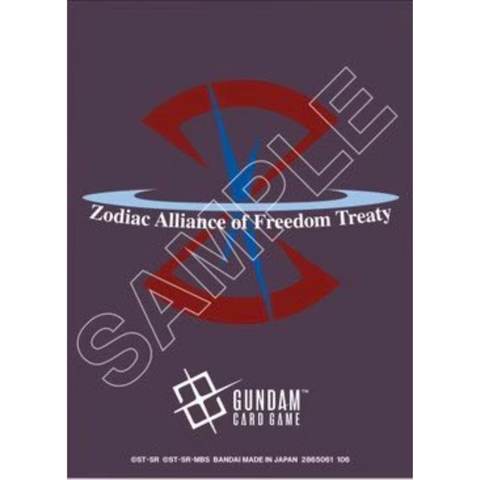 Gundam Card Game EVX06 Official Matte Sleeves EX - ZAFT