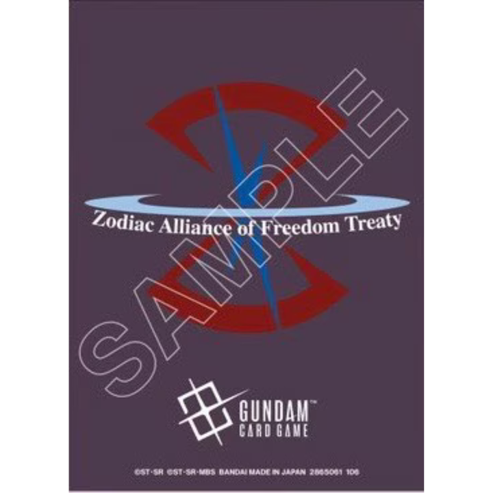 Gundam Card Game EVX06 Official Matte Sleeves EX - ZAFT