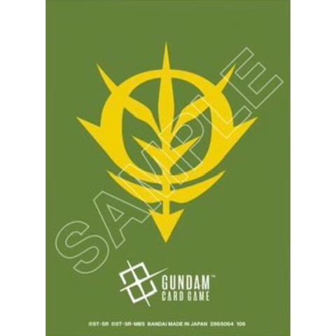 Gundam Card Game EVX06 Official Matte Sleeves EX - Zeon