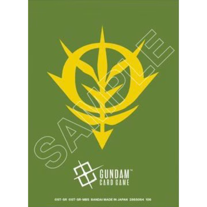 Gundam Card Game EVX06 Official Matte Sleeves EX - Zeon