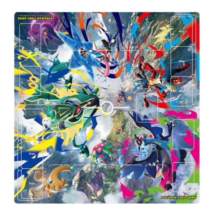 Pokemon TCG Rubber Playmat Showdown! Mega Rayquaza