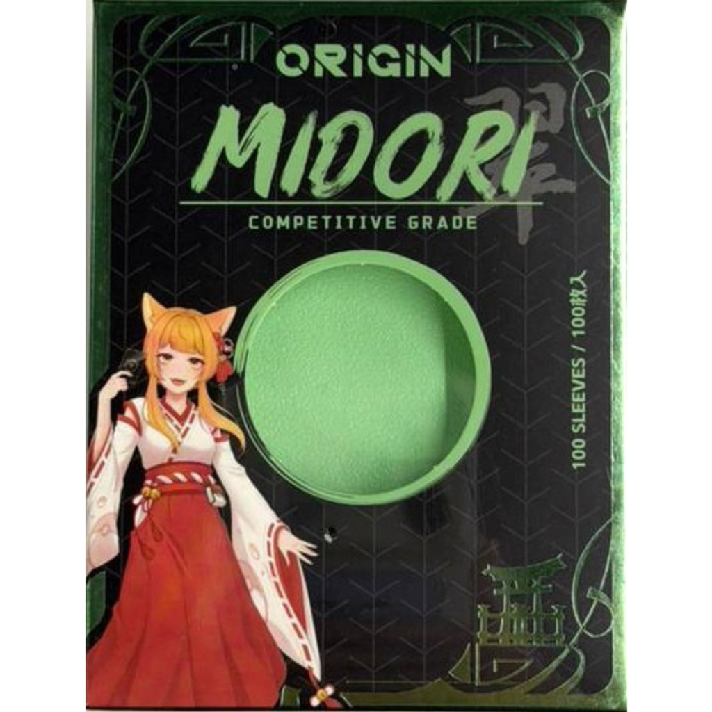 Mamoru Origin Midori Matte Pastel Green Standard Size 100pcs 66.5x92mm