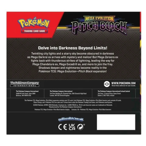 Pokemon TCG ME05 Pitch Black Booster Box Details