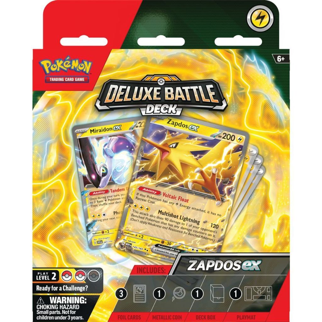 ex Deluxe Battle Deck Zapdos Front