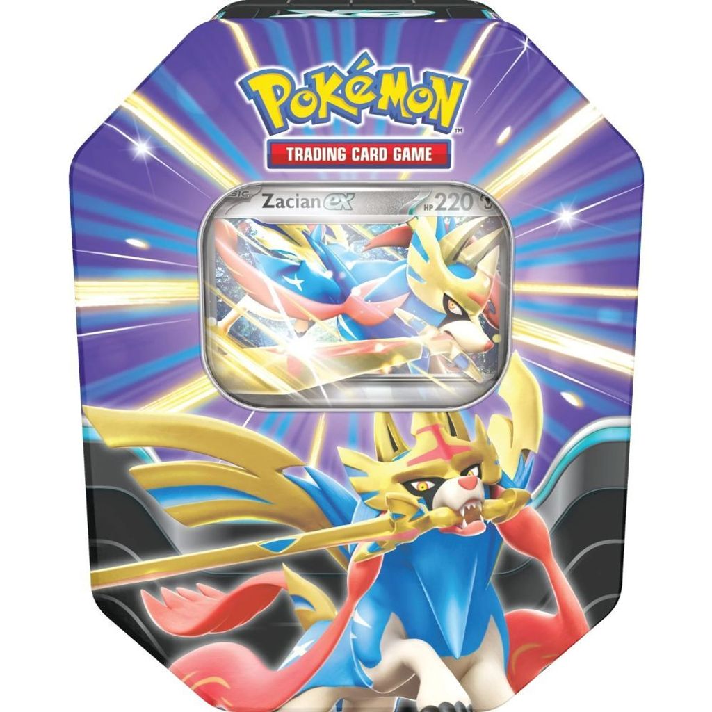 Pokemon TCG Slashing Legends Tin Zacian ex