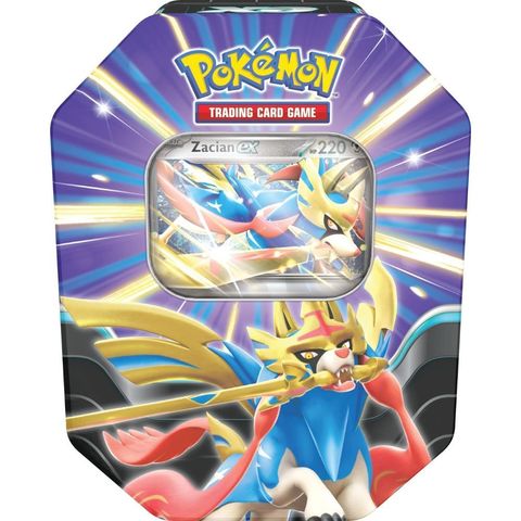 Pokemon TCG Slashing Legends Tin Zacian ex