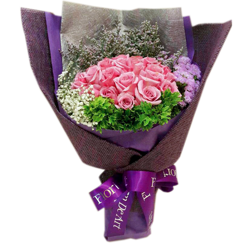 Full pink rose.png