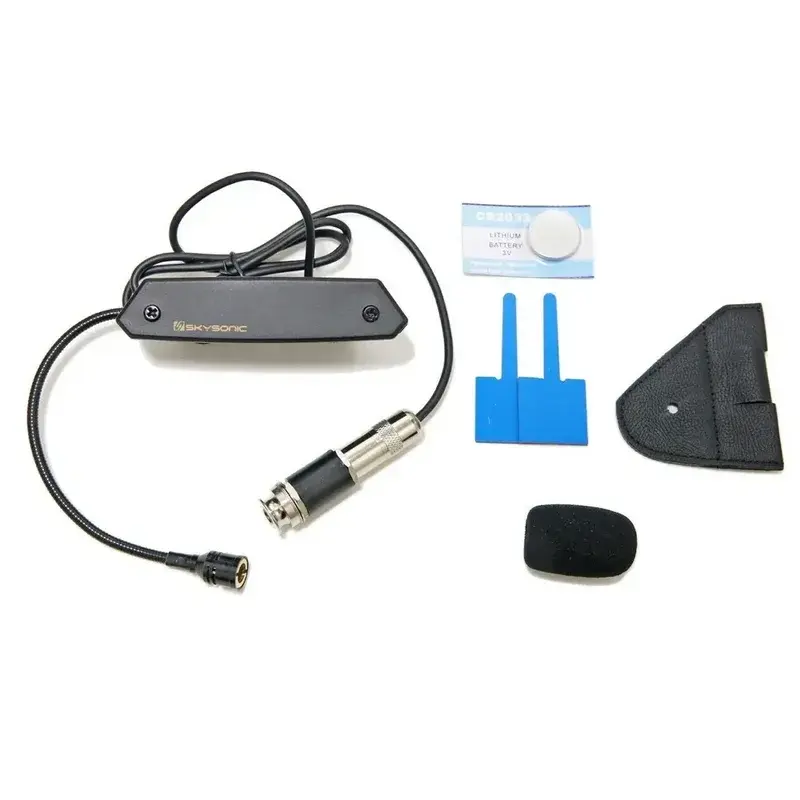 Skysonic 天音 T902 全配件展示，含拾音器、工具與固定配件