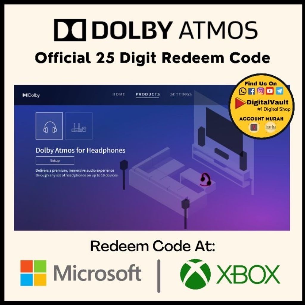 Redeem Code] Dolby Atmos for Headphone Lifetime – DigitalVault Enterprise