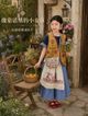 藍色連衣裙