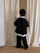 拉條運動套裝黑色