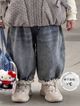 花邊牛仔褲【加絨】