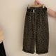 豹紋長褲