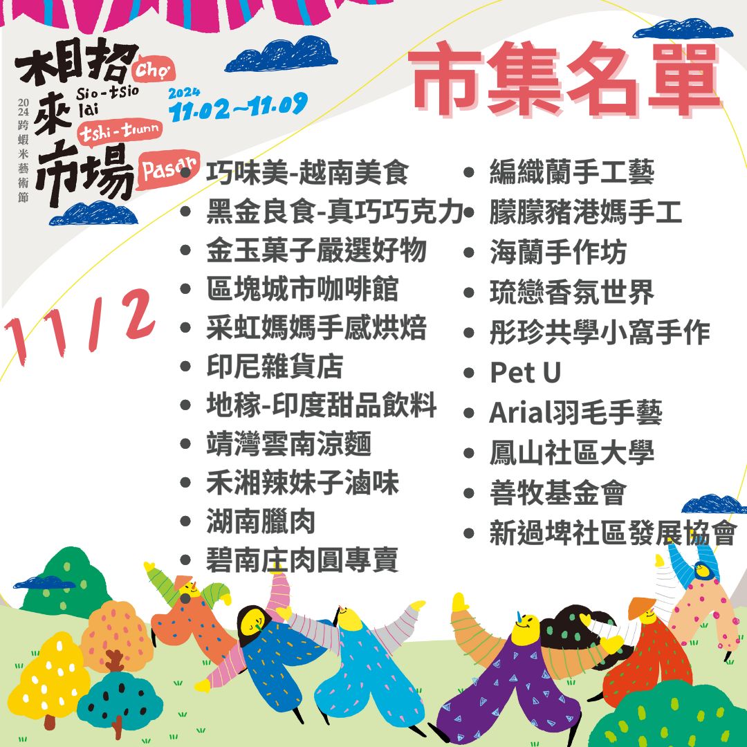 市集最後名單