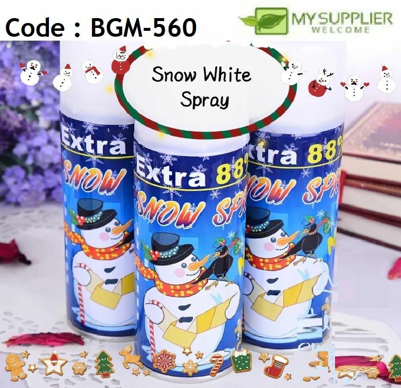 BGM-560 250ml Party Snow Spray 88% – C.H Malim enterprise sdn bhd