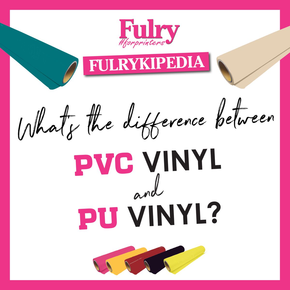 PVC VINYL & PU VINYL : What's the difference?