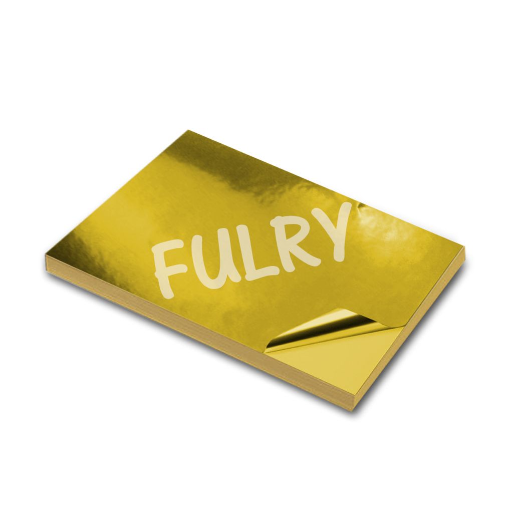 InkJet PVC Foil Gold A4 Size Heat Press Machine Printing Materials Supplier Malaysia : Fulry