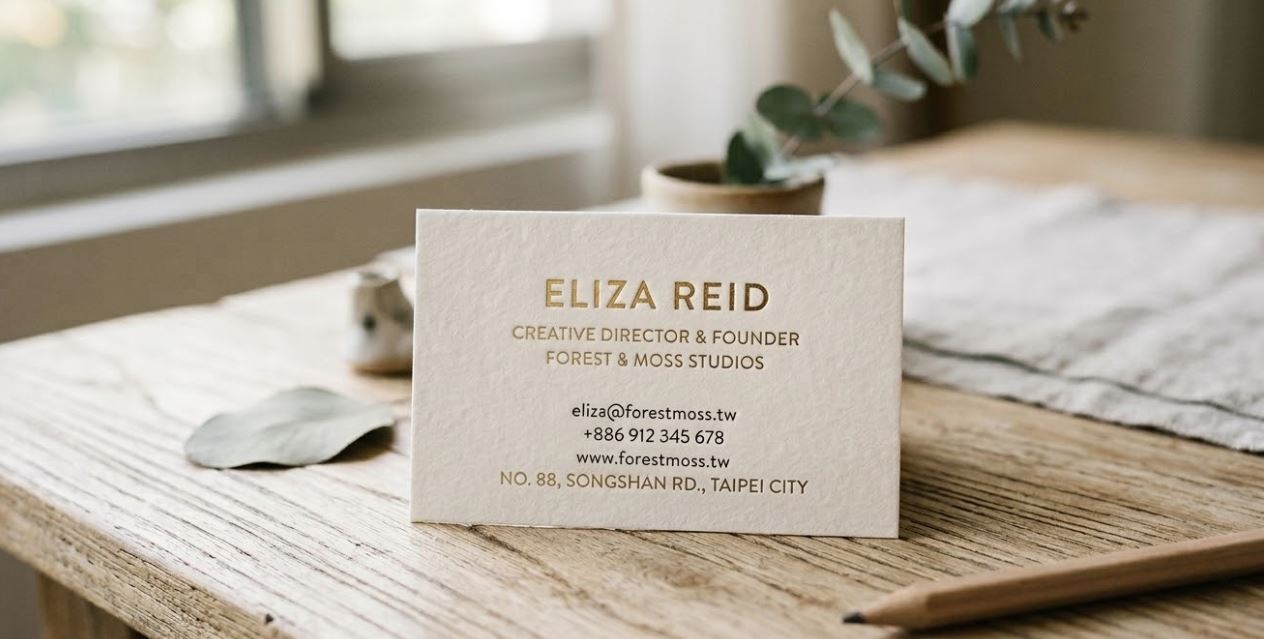 創業名片設計完整指南：尺寸、內容與設計重點一次看懂