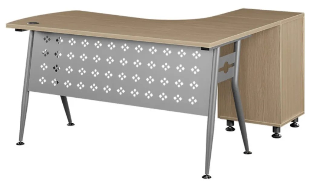 Bàn làm việc chữ L hiện đại, phù hợp văn phòng chuyên nghiệp