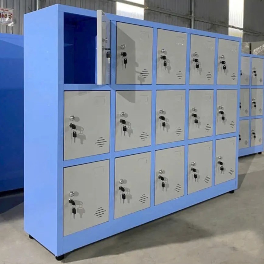 Tủ locker 15 ngăn giá tốt, khóa an toàn