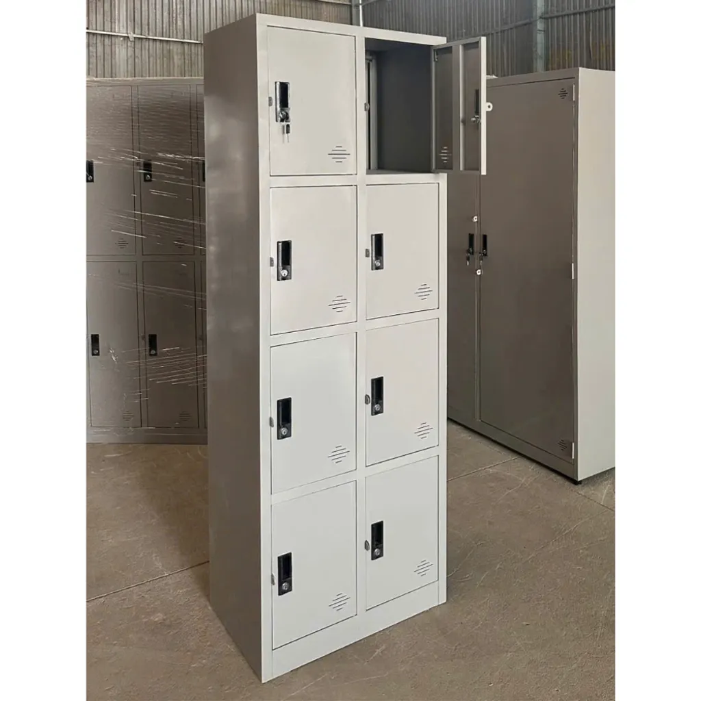 Tủ locker 8 ngăn gọn nhẹ, phù hợp mọi không gian