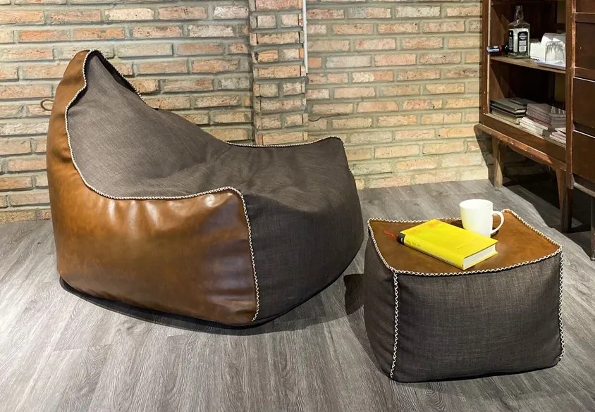 Ghế lười da sang trọng phù hợp cho phòng khách và quán cafe ghế lười