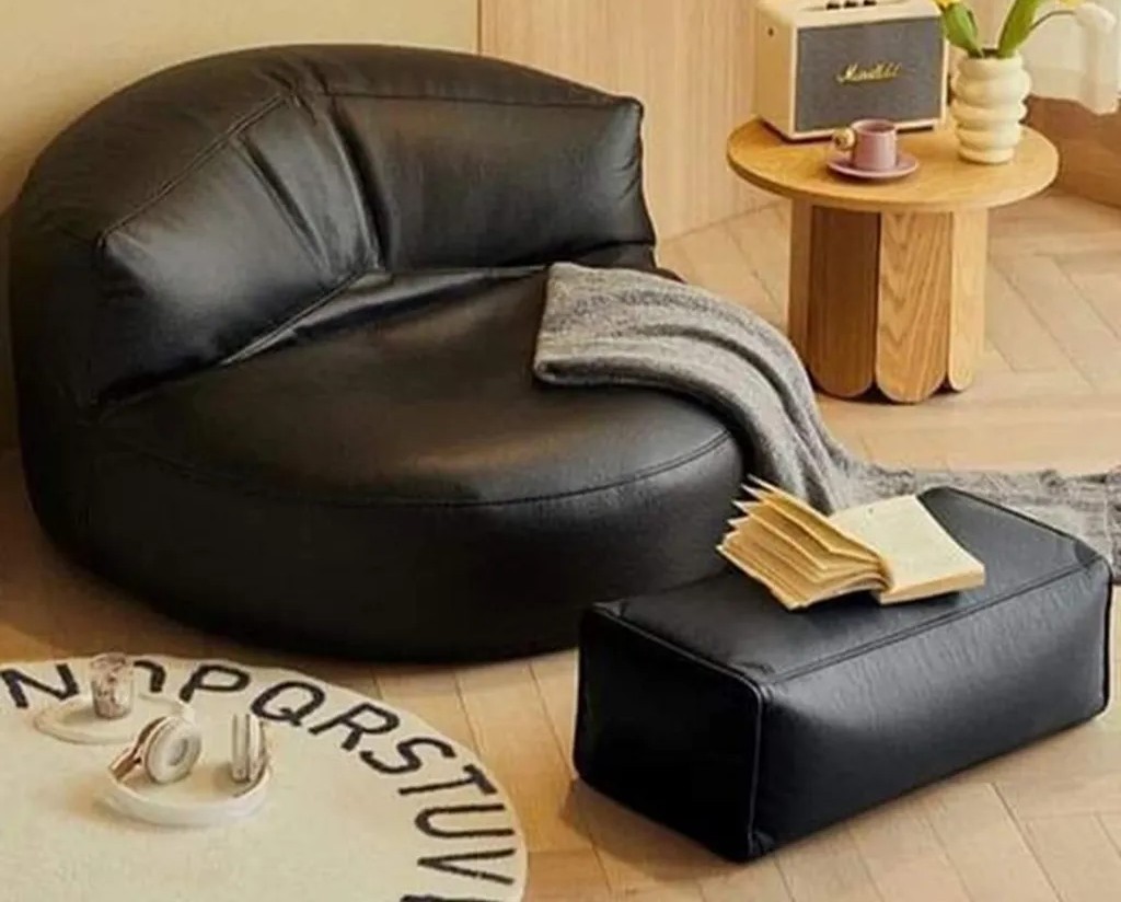 Ghế lười da sang trọng cho phòng khách và cafe ghế lười