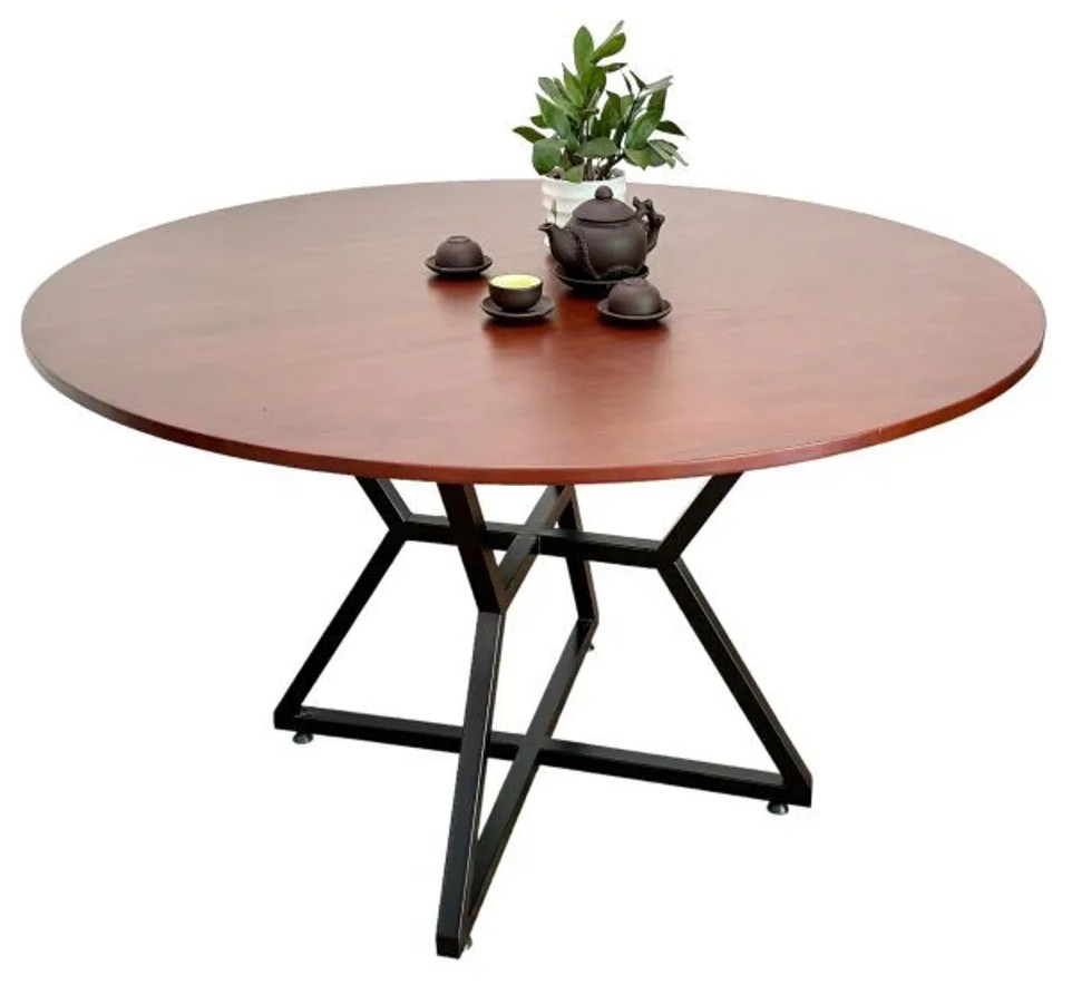 Bàn ăn tròn gỗ đẹp, tối ưu không gian phòng ăn