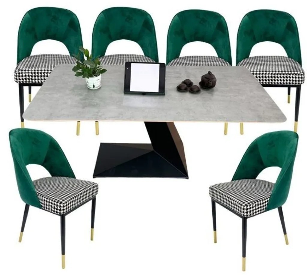 Bàn ăn 6 ghế sang trọng cho gia đình đông người